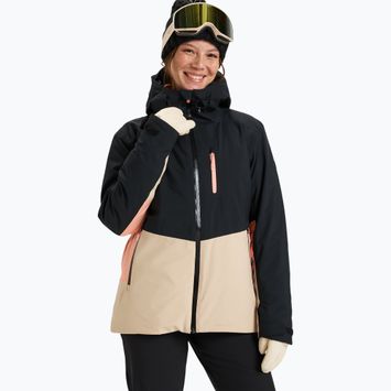 Geacă de snowboard pentru femei  ROXY Peakside true black