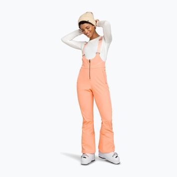 Pantaloni de snowboard pentru femei ROXY Summit Bib peach pink