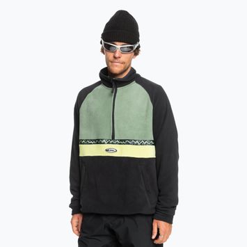 Bluză de snowboard pentru bărbați Quiksilver Champagne Powder Fleece true black