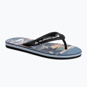 Șlapi pentru copii Quiksilver Molokai Art 25 Youth fiery coronet blue tropicamo