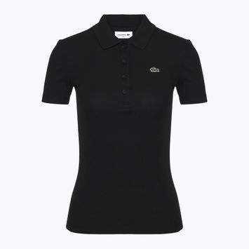 Tricou polo pentru femei Lacoste DF5377 black