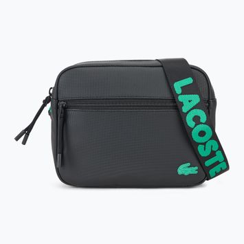 Borsetă pentru bărbați Lacoste NH4798TX jacquard webbing noir