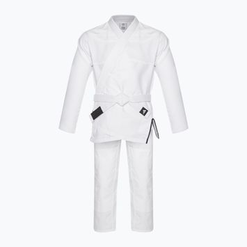 GI pentru jiu-jitsu brazilian adidas Gama alb/albastru gradient