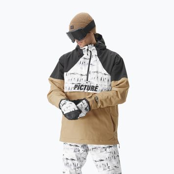Imagine Occan jachetă de schi pentru bărbați 10/10 negru-tanin 10/10
