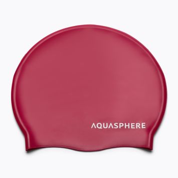 Șapcă de înot Aqua Sphere Plain Silicon roz SA212EU2209