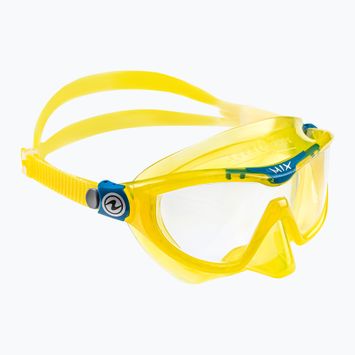 Mască de scufundări pentru copii Aqualung Mix galben/petrol MS5560798S