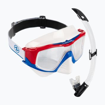 Aqualung Vita Combo Snorkelling Kit Mască + Snorkel alb și negru SC4260901
