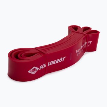 Benzi elastice de exerciții Schildkrot SUPER BAND Heavy, roșu, 960228