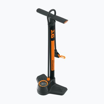 Pompă pentru bicicletă SKS Airkompressor Compact 10.0 black/orange