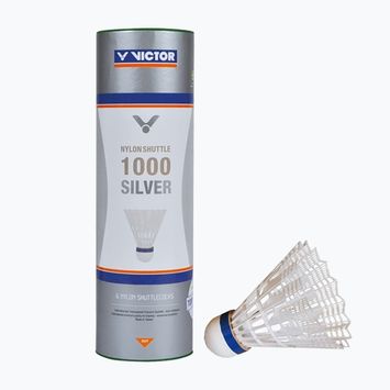 Fluturași de badminton VICTOR Nylonshuttle 1000 medium white