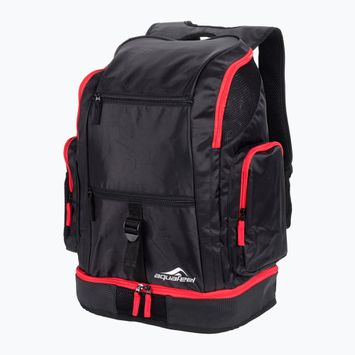 Rucsac de înot aquaFeel Rucksack 42 l black/red