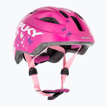 Cască de bicicletă pentru copii PUKY PH 8 Pro-S roz/floraș pentru copii