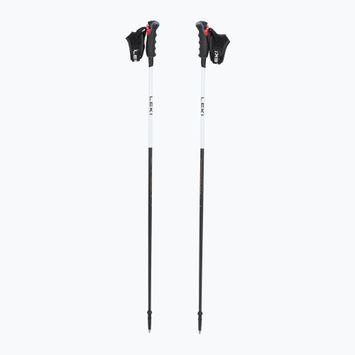 Bețe de schi pentru femei LEKI Carbon 14 3D natural carbon/ white/ gold