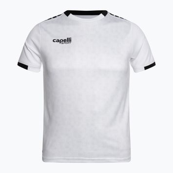 Capelli Cs III Block Tricou de fotbal pentru tineret alb/negru