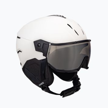 Cască de schi cu vizieră pentru femei UVEX Instinct, alb, 56/6/260/50