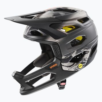 Cască de bicicletă UVEX Revolt MIPS oak brown/orange matt