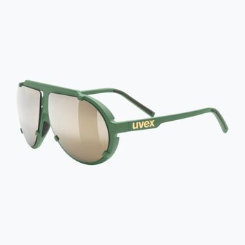 Ochelari de soare UVEX Esntl Pina moss green matt/mirror gold
