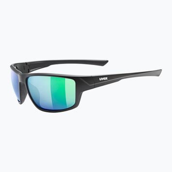 Ochelari de soare UVEX Sportstyle 230 black matt/mirror green