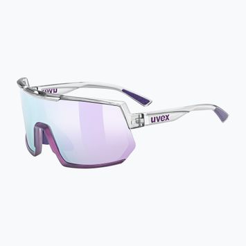 Ochelari de soare UVEX Sportstyle 235 clear/metallic purple/mirror lavender