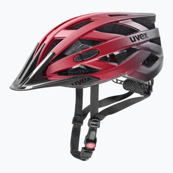 Cască de bicicletă UVEX I-vo CC red / black matt
