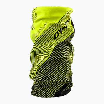 Eșarfă multifuncțională DYNAFIT Logo Neck Gaiter neon yellow/striped