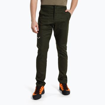 Pantaloni de alpinism Salewa Lavaredo Hemp Ripstop verde pentru bărbați 00-0000028550