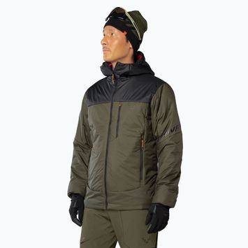 Jachetă de schi cu glugă DYNAFIT Radical PRL pentru bărbați, cu glugă, olive night
