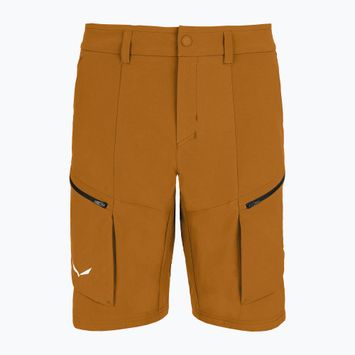 Pantaloni scurți de trekking pentru bărbați Salewa Puez DST Cargo golden brown