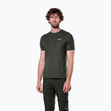 Salewa Puez Dry cămașă de trekking pentru bărbați dark olive