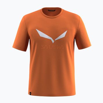 Bărbați Salewa Solidlogo Dry ars portocaliu T-shirt