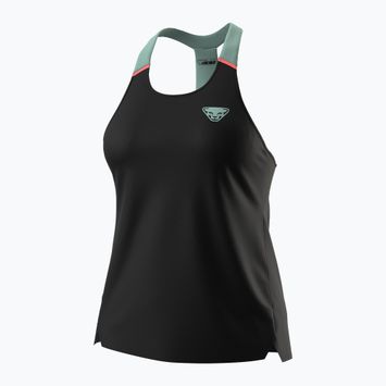 Tank top de alergare pentru femei DYNAFIT Sky Tank black out jadelite