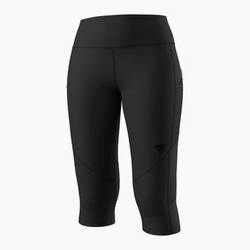 Colanți de alergare pentru femei DYNAFIT Alpine 3/4 black out