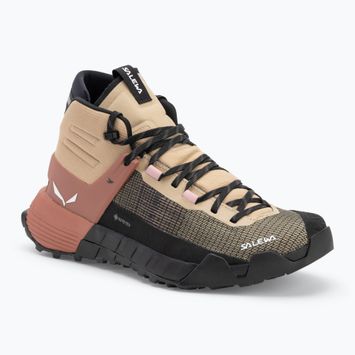 Pantofi de abordare Salewa Wildfire Nxt Mid GTX Quicksand / etruscan red pentru bărbați
