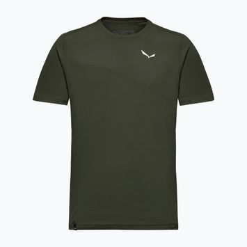 Tricou de trekking pentru bărbați Salewa Puez Sporty Dry dark olive