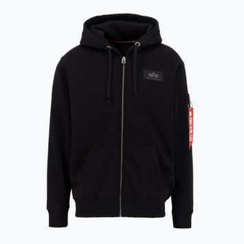 Bluză pentru bărbați Alpha Industries Back Print Zip black