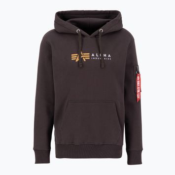 Bluză pentru bărbați Alpha Industries Alpha Label hunter brown