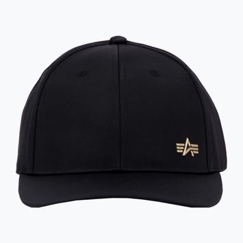 Șapcă pentru bărbați Alpha Industries Metal Label black/shiny gold