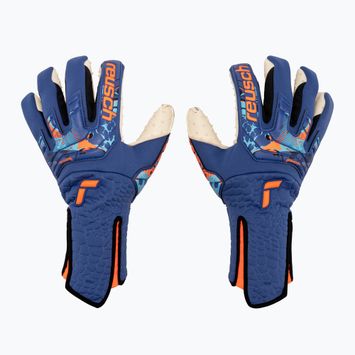 Mănuși de portar Reusch Attrakt Speedbump Strapless AdaptiveFlex albastru 5370079-4016