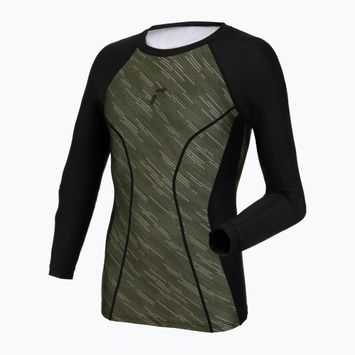 Longsleeve de portar Reusch Padded Eco Undershirt black/desert green