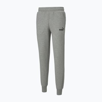 Pantaloni pentru bărbați PUMA Essentials Logo FL medium gray heather