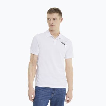 Tricou polo pentru bărbați PUMA Ess Pique Polo puma white/cat