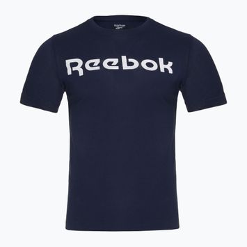 Tricou pentru bărbați Reebok Gs Linear Read Tee vecnav/alb