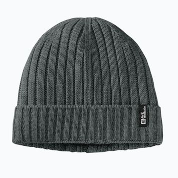 Căciulă de iarnă Jack Wolfskin Rib Knit slate green