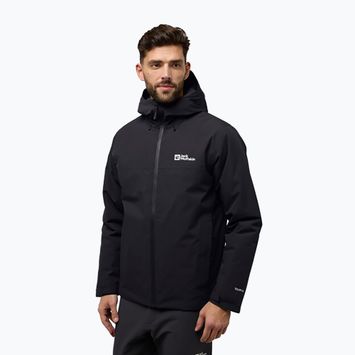 Geacă cu puf pentru bărbați Jack Wolfskin Wisper Ins black