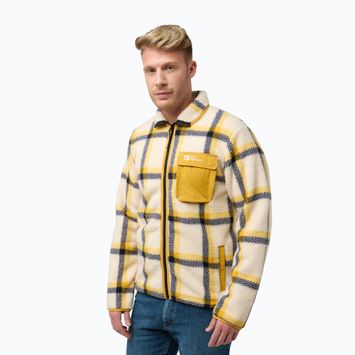 Hanorac pentru bărbați Jack Wolfskin Felslicht Check panna cotta