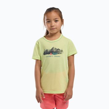 Tricou pentru copii Jack Wolfskin Hiking Graphic T print cool matcha