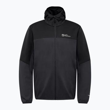 Geacă softshell pentru bărbați Jack Wolfskin Feldberg Hoody phantom