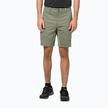 Pantaloni scurți de trekking pentru bărbați Jack Wolfskin Activate Tour verde 1507441