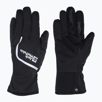 Mănuși de ciclism Jack Wolfskin Morobbia Light black