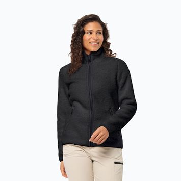 Hanorac pentru femei Jack Wolfskin High Curl black